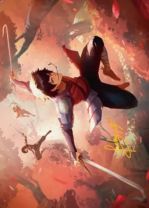 Jet, Freedom Fighter // Jet, Freedom Fighter, carte 22 de Avatar: the Last Airbender Art Series