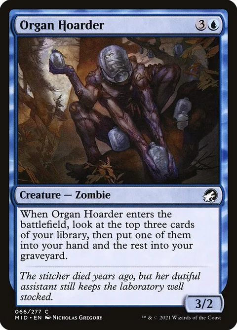 Organ Hoarder, carte 66 de Innistrad: Midnight Hunt