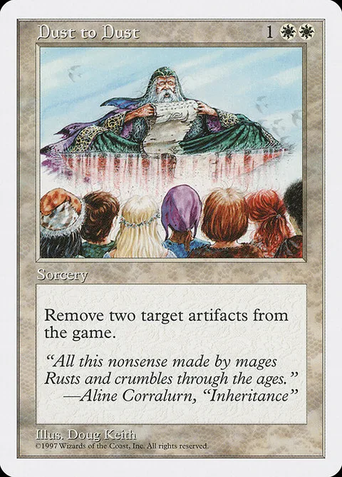 Dust to Dust, carte 29 de Fifth Edition