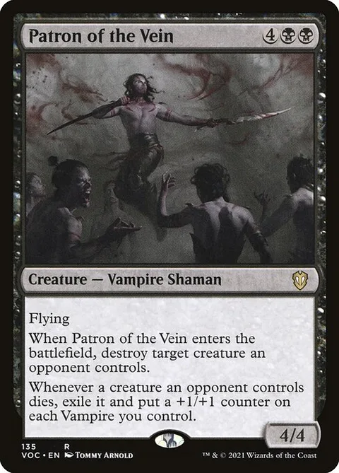 Patron of the Vein, carte 135 de Crimson Vow Commander