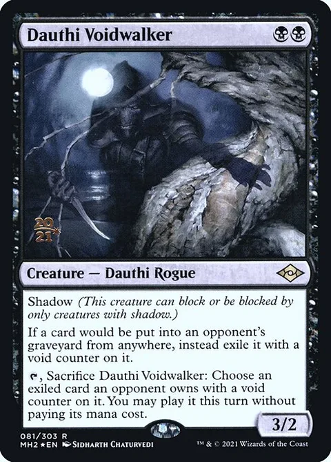 Dauthi Voidwalker, card 81s from Modern Horizons 2 Promos