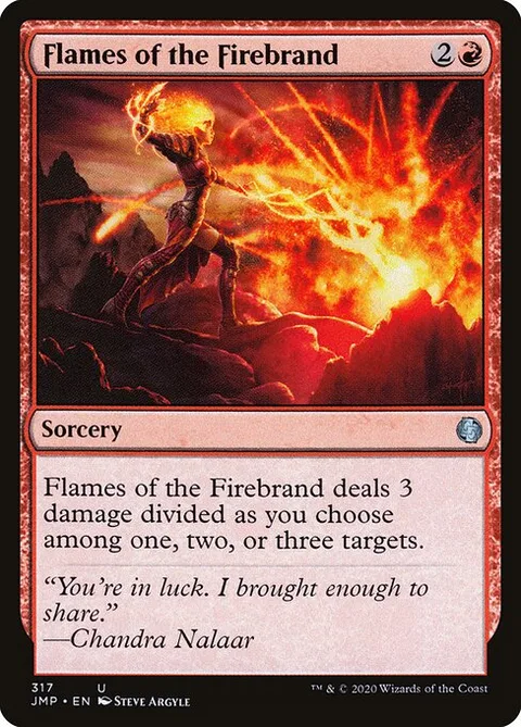 Flames of the Firebrand, card 317 from Jumpstart