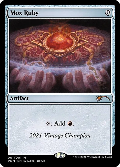Mox Ruby, carte 2021C de Vintage Championship