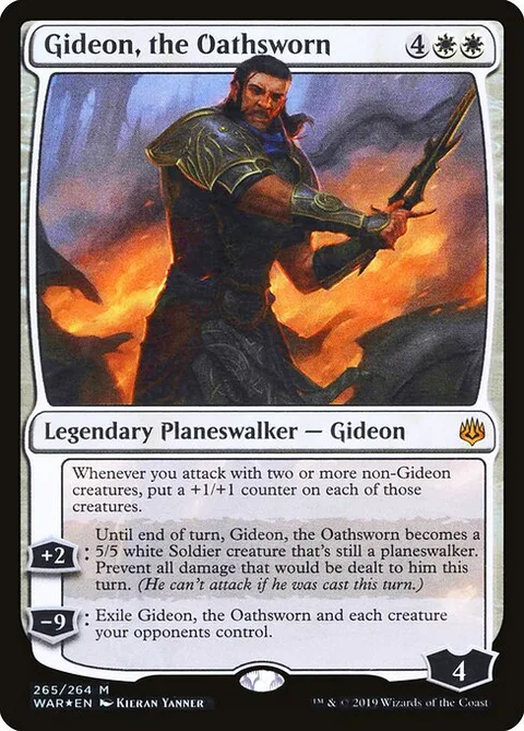 Gideon, the Oathsworn, carte 265 de War of the Spark