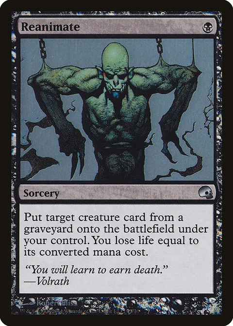Reanimate, card 15 from Premium Deck Series: Graveborn