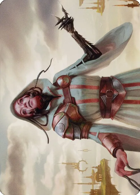 Phyrexian Missionary // Phyrexian Missionary, card 11 from Dominaria United Art Series