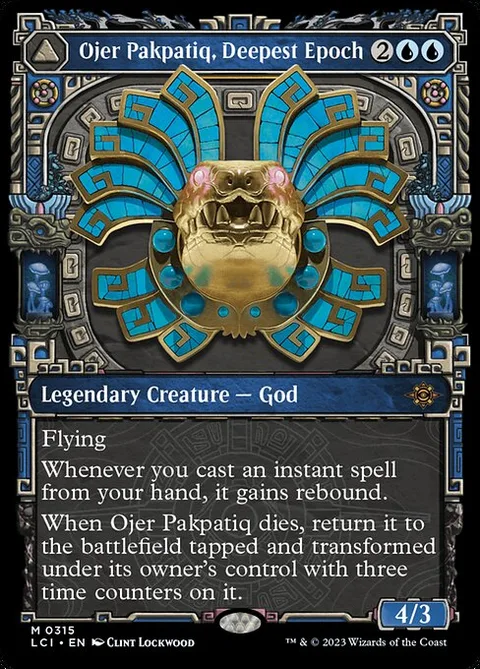Ojer Pakpatiq, Deepest Epoch // Temple of Cyclical Time, carte 315 de The Lost Caverns of Ixalan