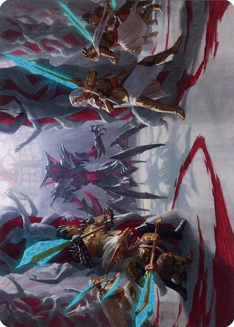Goldwardens' Gambit // Goldwardens' Gambit, carte 29 de Phyrexia: All Will Be One Art Series