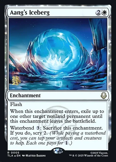 Aang's Iceberg, card 5s from Avatar: The Last Airbender Promos