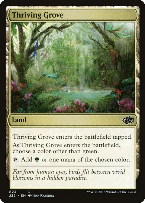 Thriving Grove, card 823 from Jumpstart 2022