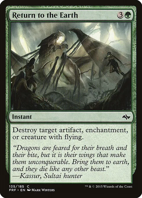 Return to the Earth, card 135 from Fate Reforged