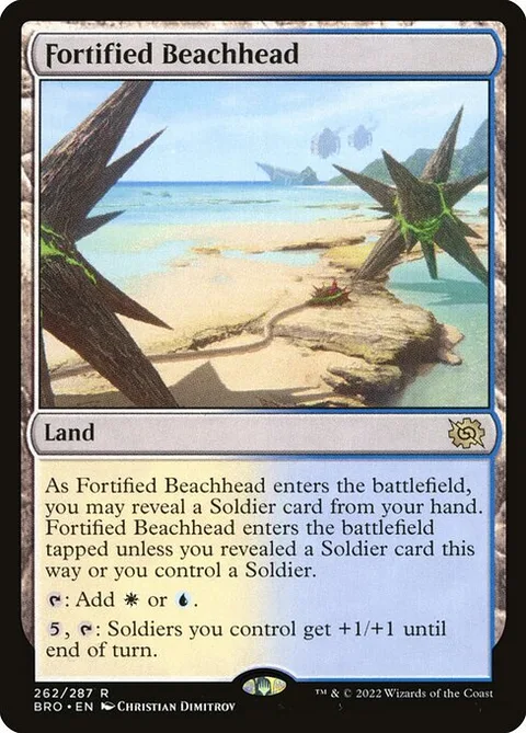 Fortified Beachhead, carte 262 de The Brothers' War