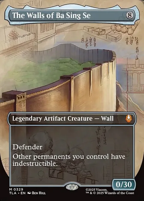 The Walls of Ba Sing Se, card 329 from Avatar: The Last Airbender
