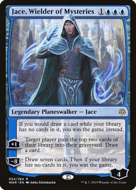 Jace, Wielder of Mysteries, carte 54p de War of the Spark Promos