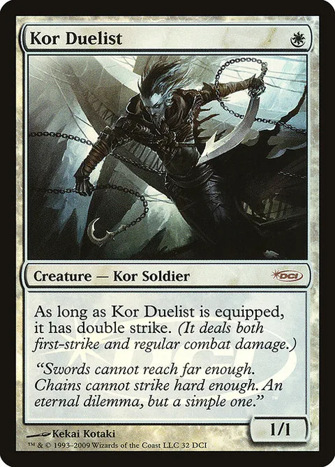 Kor Duelist, card 32 from DCI Promos