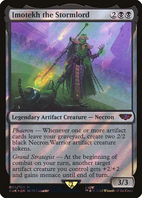Imotekh the Stormlord, carte 5 de Warhammer 40,000 Commander
