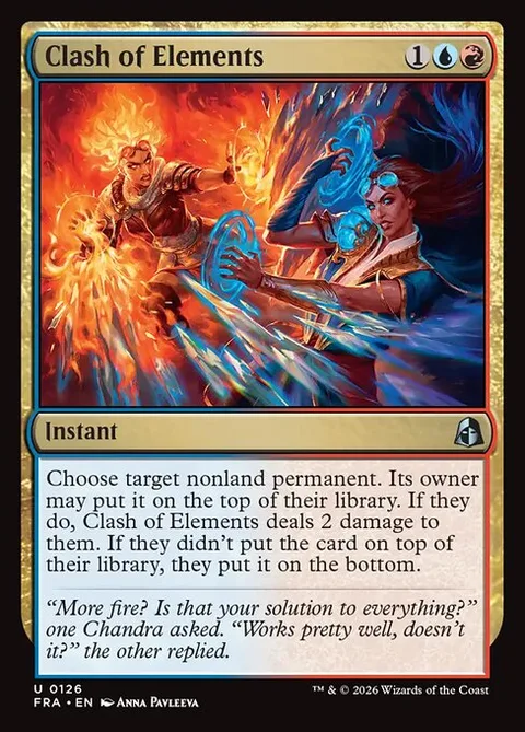 Clash of Elements, card 126 from Reality Fracture