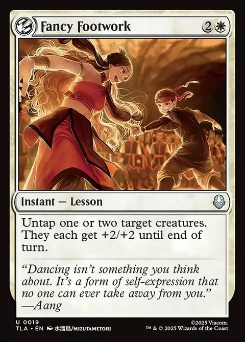 Fancy Footwork, carte 19 de Avatar: The Last Airbender