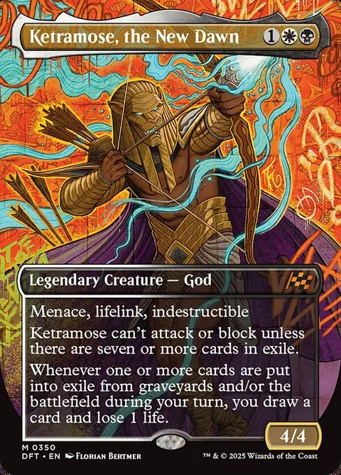 Ketramose, the New Dawn, card 350 from Aetherdrift