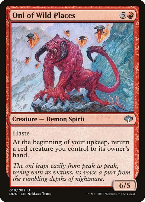 Oni of Wild Places, card 19 from Duel Decks: Speed vs. Cunning