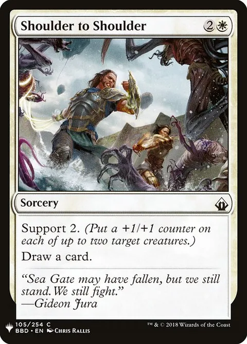 Shoulder to Shoulder, card BBD-105 from The List