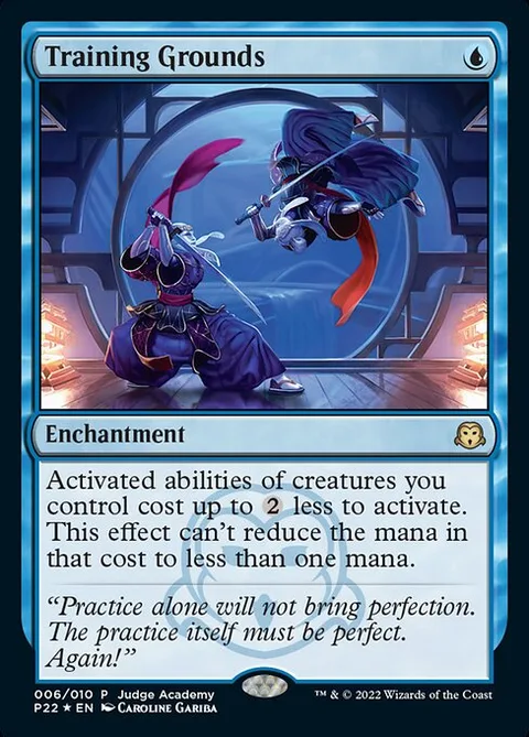 Training Grounds, card 6 from Judge Gift Cards 2022