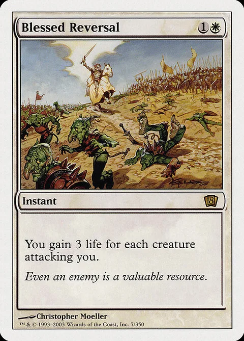 Blessed Reversal, card 7 from Eighth Edition