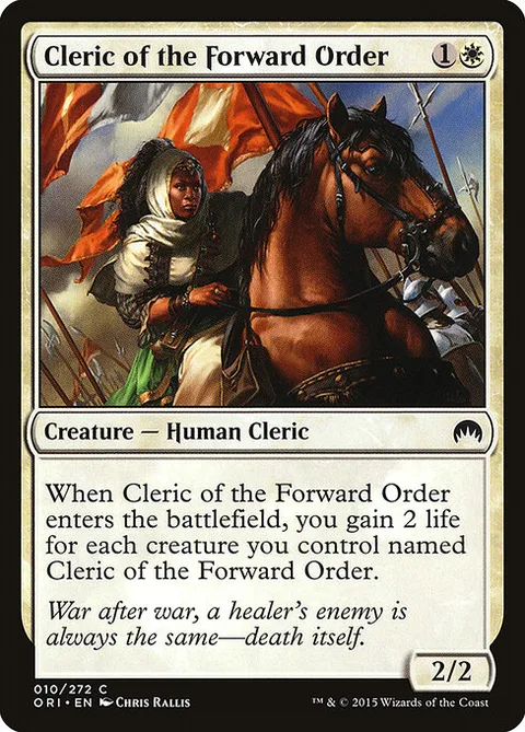 Cleric of the Forward Order, carte 10 de Magic Origins