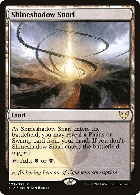 Shineshadow Snarl, carte 272 de Strixhaven: School of Mages