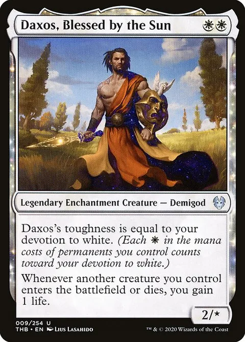 Daxos, Blessed by the Sun, carte 9 de Theros Beyond Death