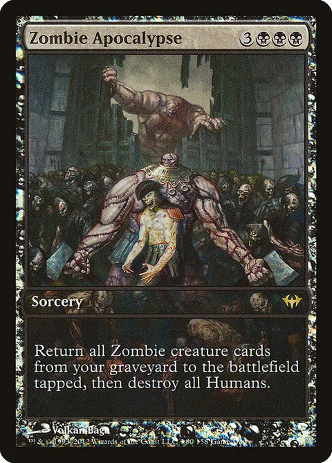 Zombie Apocalypse, card 80 from Dark Ascension Promos