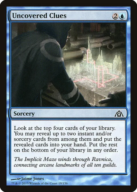 Uncovered Clues, carte 19 de Dragon's Maze