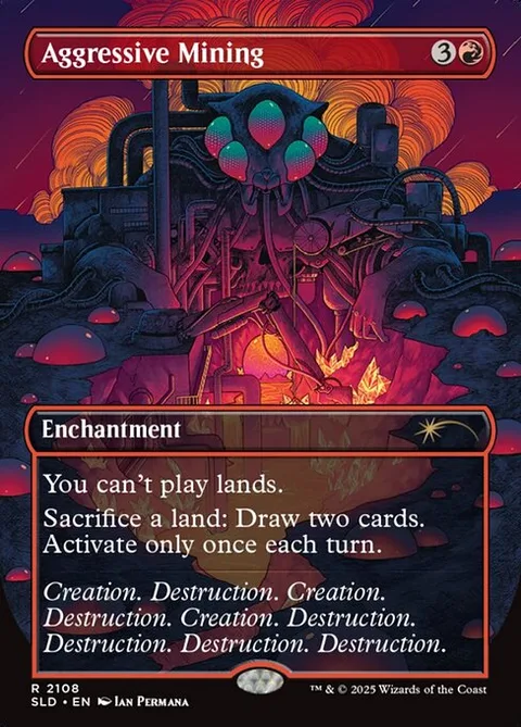 Aggressive Mining, carte 2108 de Secret Lair Drop