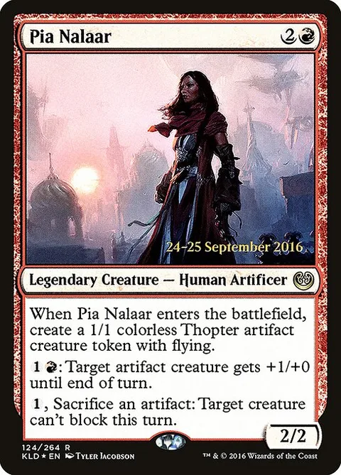 Pia Nalaar, card 124s from Kaladesh Promos