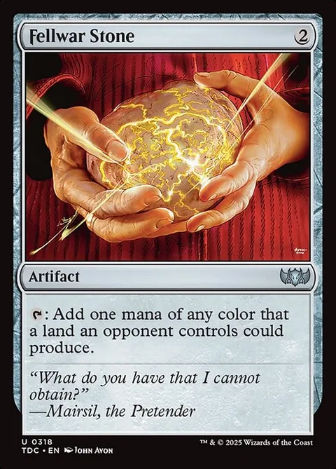 Fellwar Stone, card 318 from Tarkir: Dragonstorm Commander
