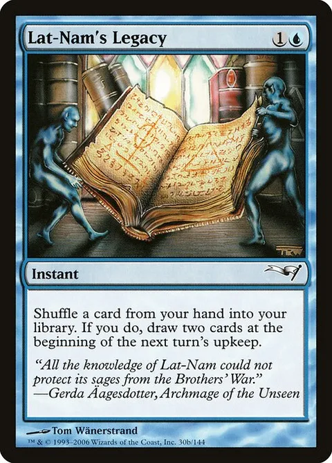 Lat-Nam's Legacy, card 30b from Coldsnap Theme Decks