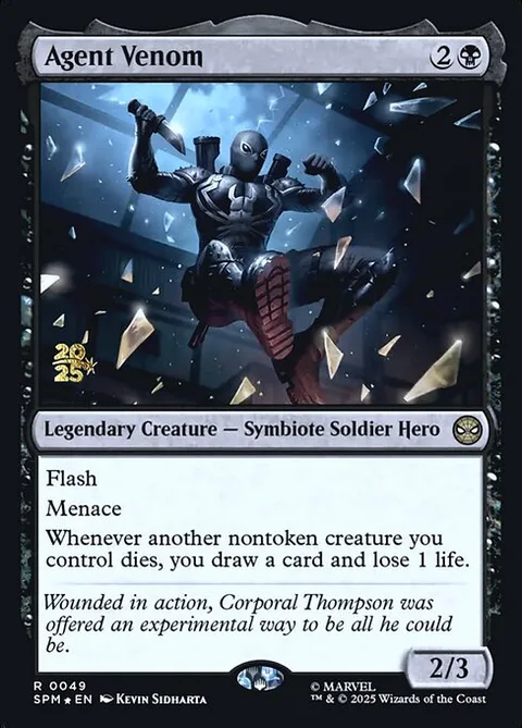 Agent Venom, carte 49s de Marvel's Spider-Man Promos