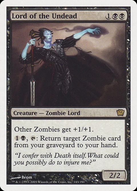 Lord of the Undead, carte 143 de Ninth Edition