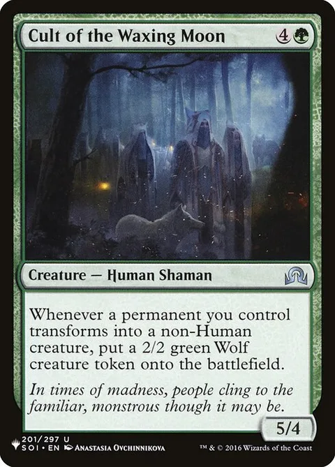Cult of the Waxing Moon, carte SOI-201 de The List
