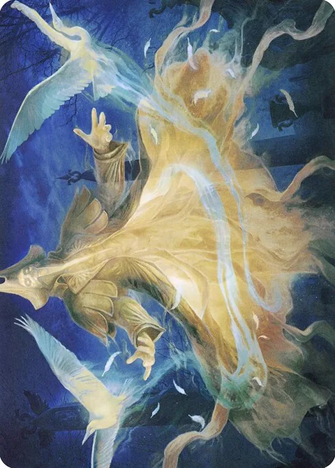 Heron-Blessed Geist // Heron-Blessed Geist, carte 13 de Crimson Vow Art Series