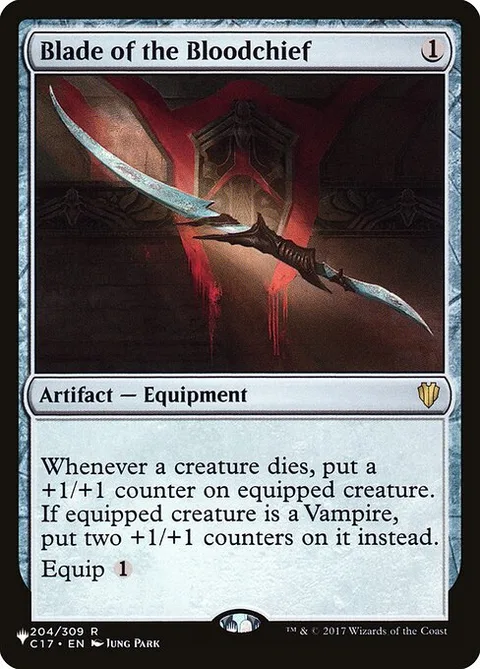 Blade of the Bloodchief, carte C17-204 de The List