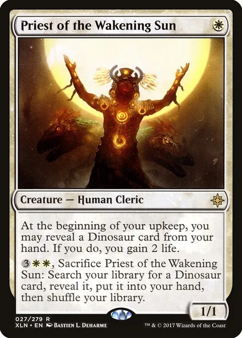 Priest of the Wakening Sun, carte 27 de Ixalan