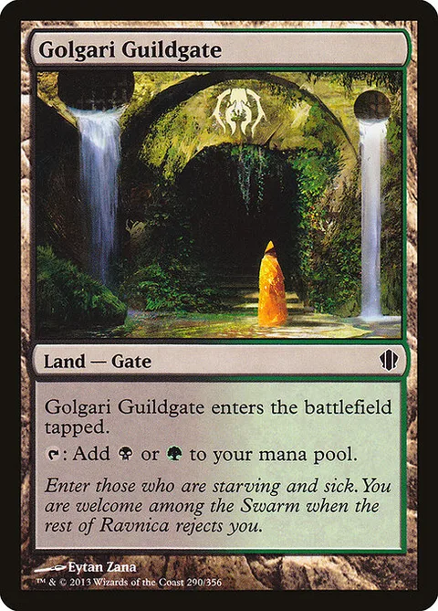 Golgari Guildgate, carte 290 de Commander 2013