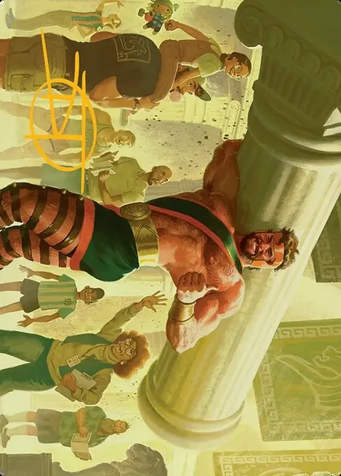 Hercules, Prince of Power // Hercules, Prince of Power, card 13 from Marvel Super Heroes Art Series
