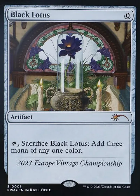 Black Lotus, card 2023EU from Vintage Championship