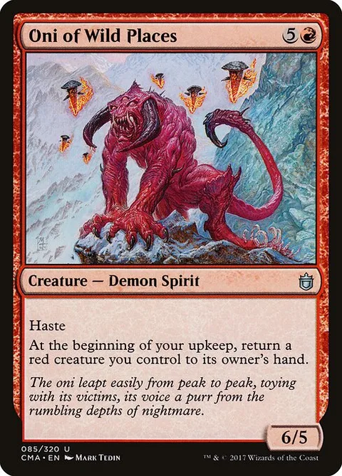 Oni of Wild Places, card 85 from Commander Anthology