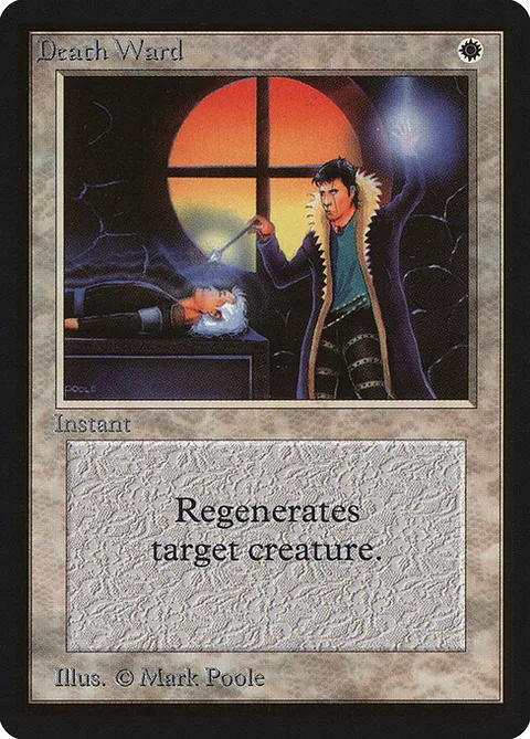 Death Ward, card 18 from Limited Edition Beta