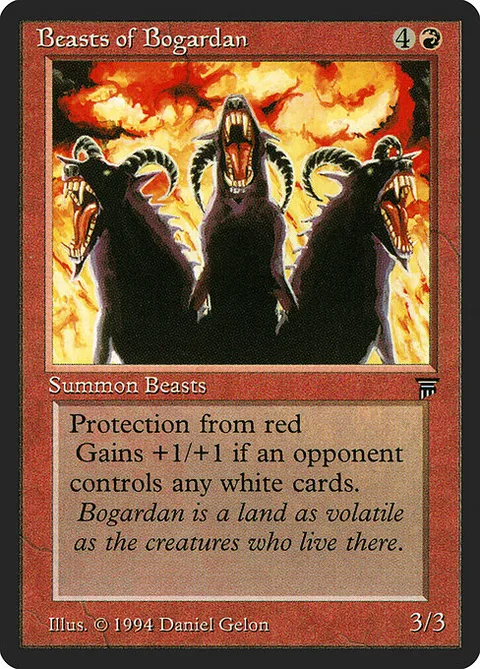Beasts of Bogardan, carte 133 de Legends
