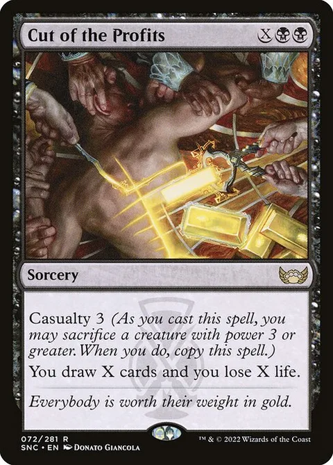 Cut of the Profits, card 72 from Streets of New Capenna