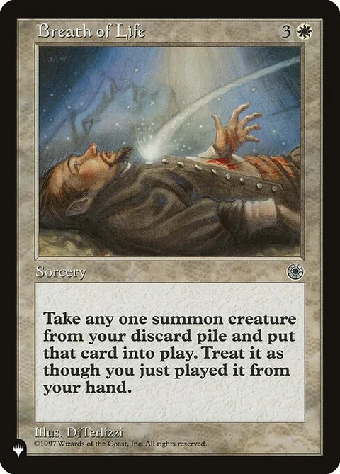 Breath of Life, carte POR-10 de The List